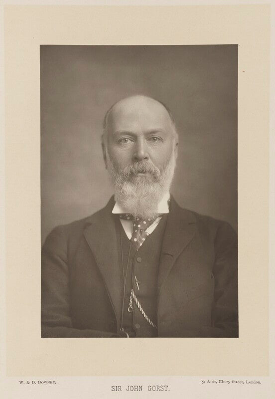 Sir john eldon gorst npg ax15995