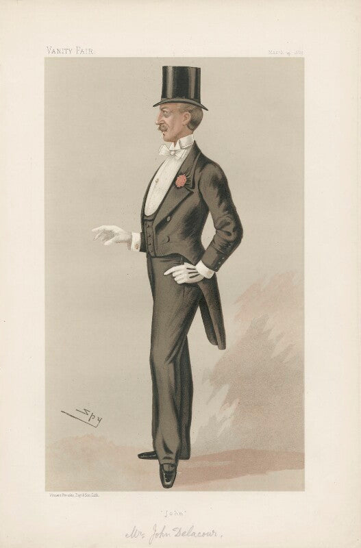 John delacour (né john de burgh) ('men of the day. no. 327.') npg d44217