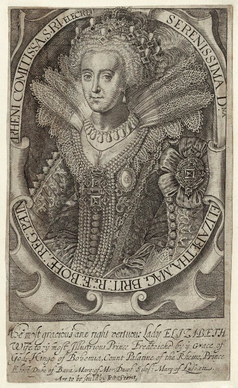 Princess elizabeth, queen of bohemia and electress palatine npg d25749