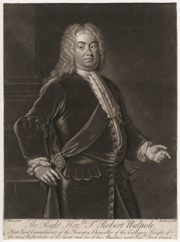 Robert walpole, 1st earl of orford npg d5420