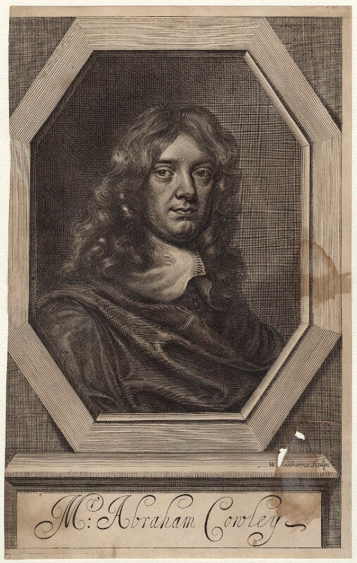 Abraham cowley npg d30136
