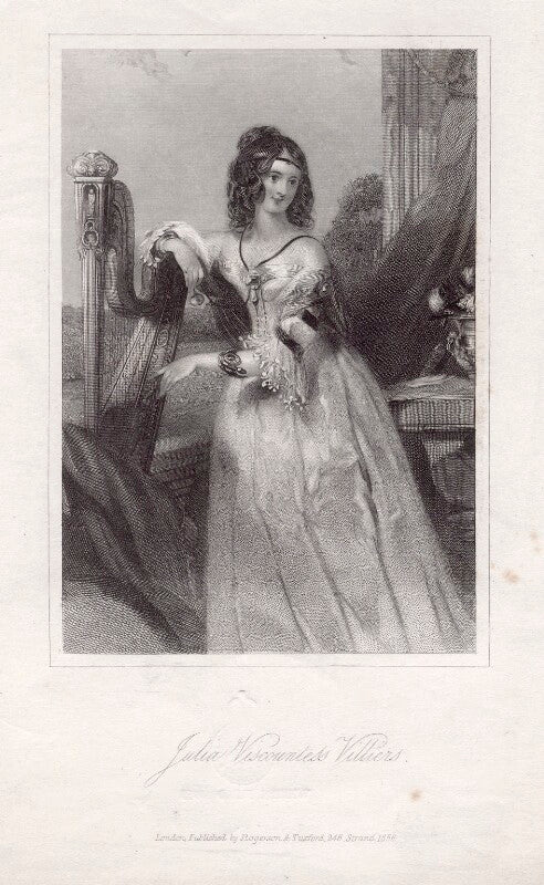Julia child villiers (née peel), countess of jersey when viscountess villiers npg d7536