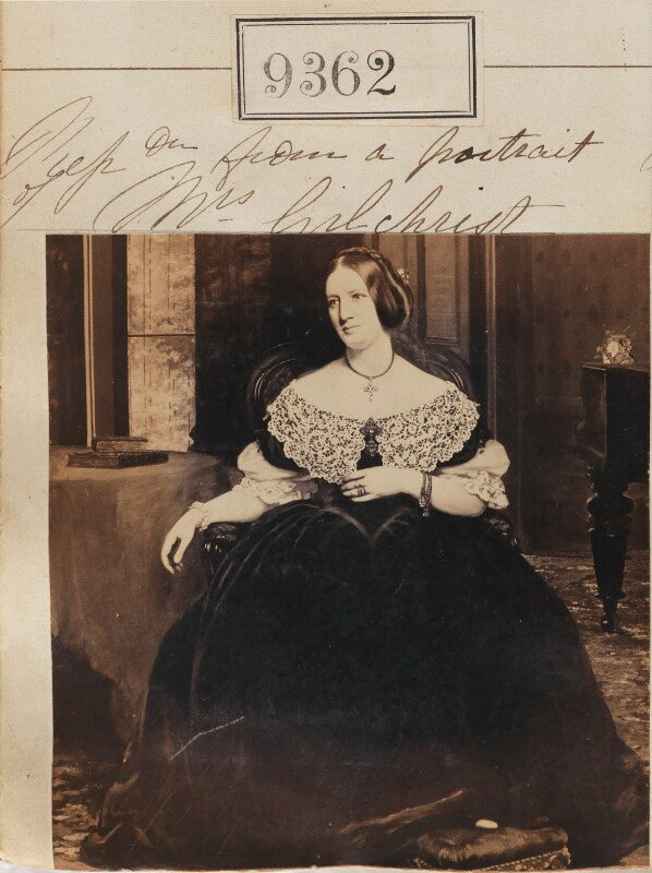 Mrs gilchrist ('reproduction from a portrait of mrs gilchrist') npg ax59168