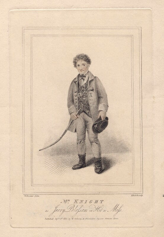Edward knight as jerry blossom in pocock's 'hit or miss' npg d8454