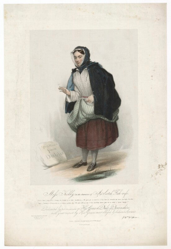 Frances ('fanny') maria kelly as a scotch fishwife npg d36808