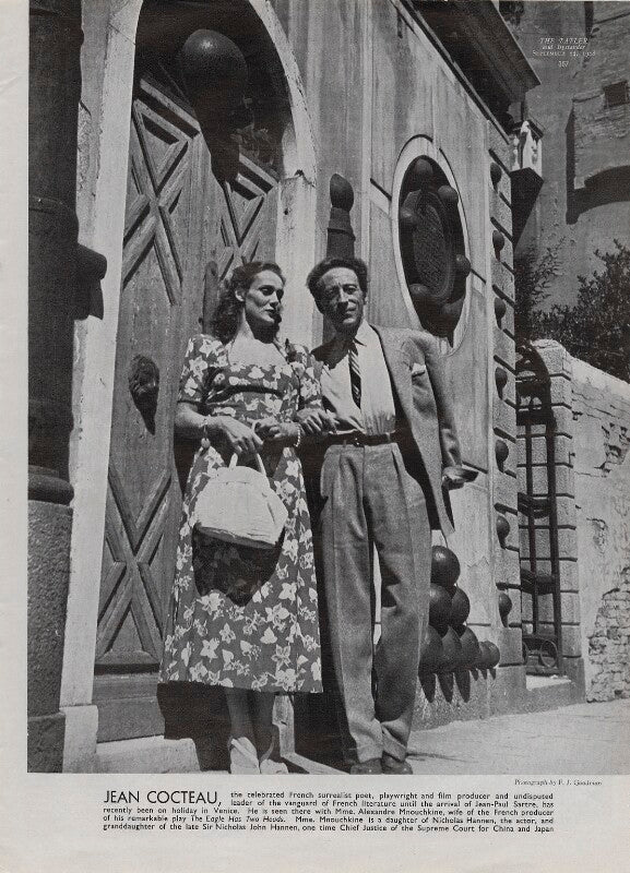 June mnouchkine (née hannen); jean cocteau npg x195082