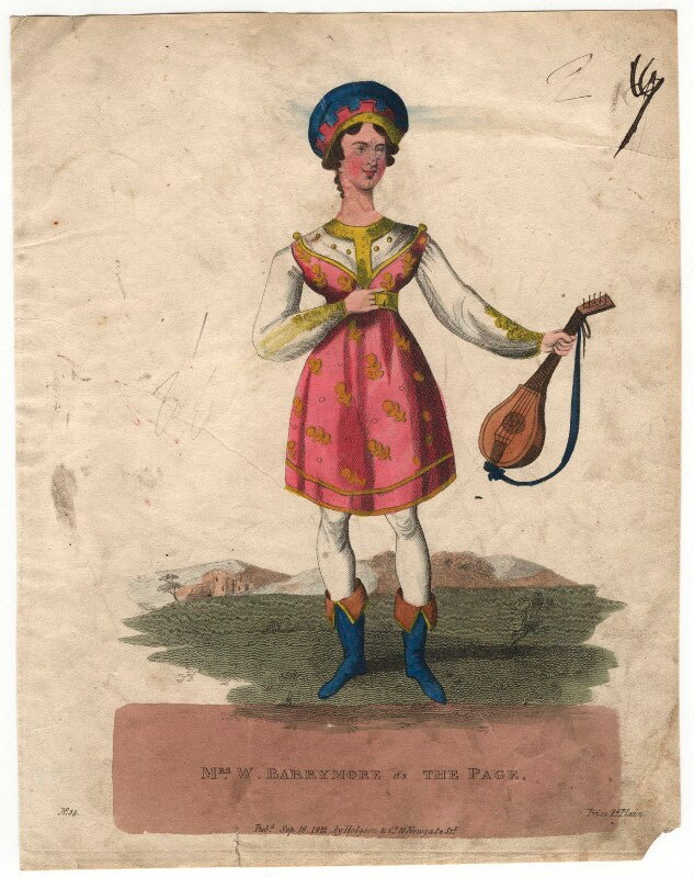 Ann barrymore (née adams) as the page npg d17987