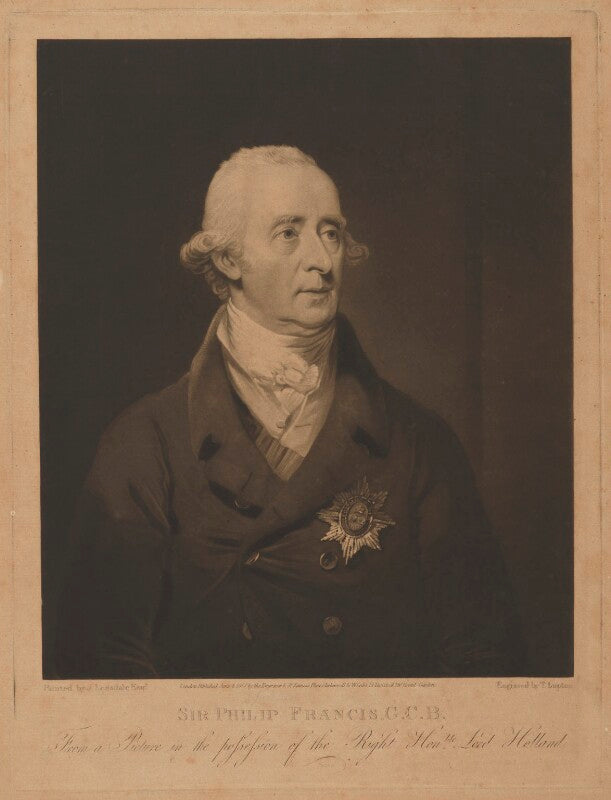 Sir philip francis npg d37793
