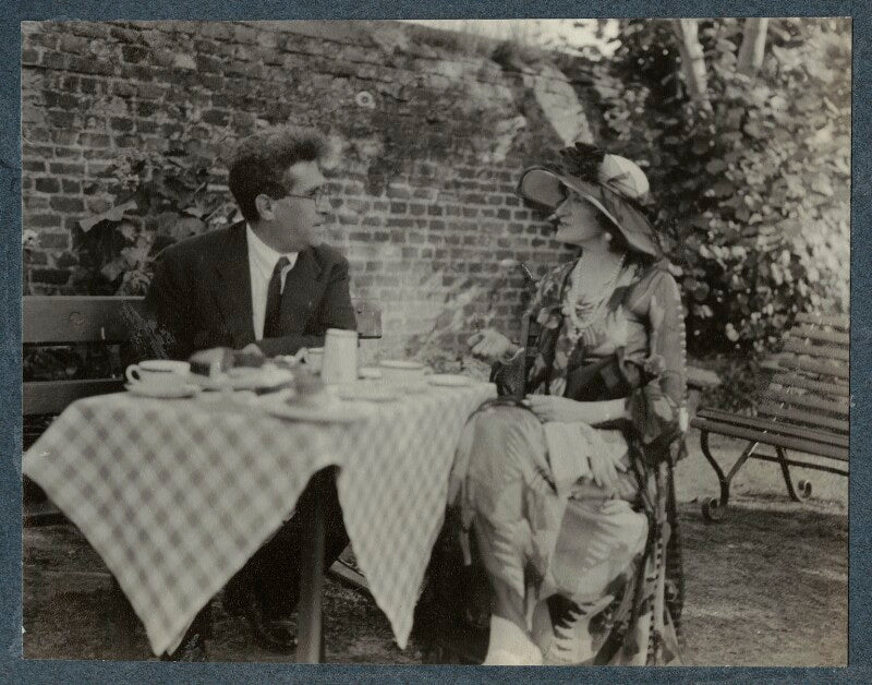 Samuel solomonovich ('kot') koteliansky; lady ottoline morrell npg ax143573