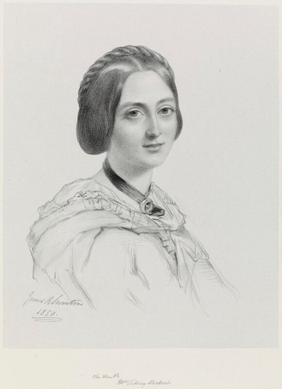 (mary) elizabeth (née à court repington), lady herbert of lea npg d21744