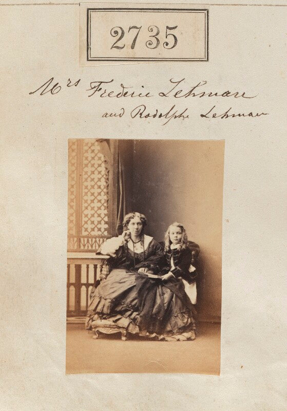 Jane gibson ('nina') lehmann (née chambers); rudolph chambers lehmann npg ax52124