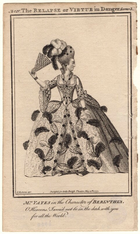 Mary ann yates as berinthia in vanbrugh's 'the relapse' npg d8909