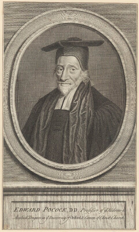 Edward pococke npg d29599
