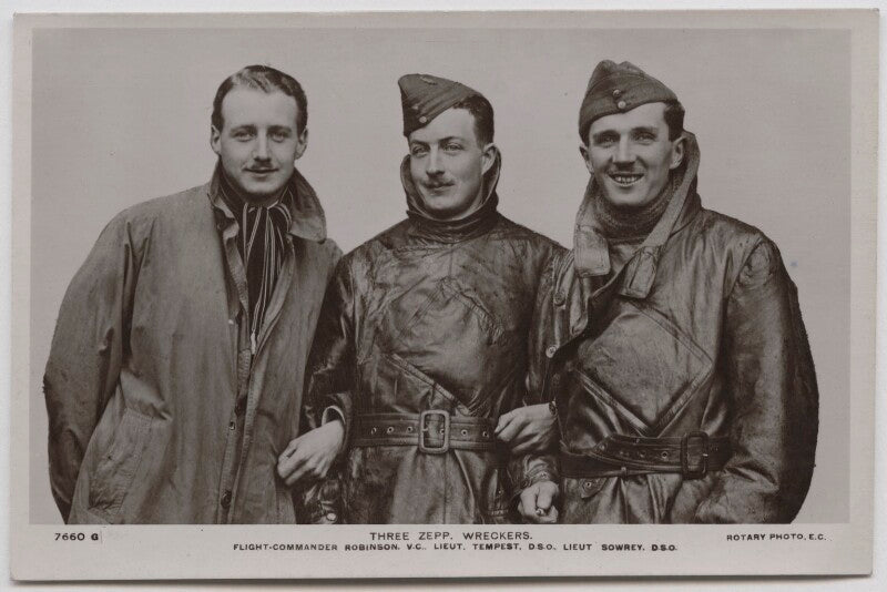 William leefe robinson; wulstan joseph tempest; frederick sowrey npg x137771