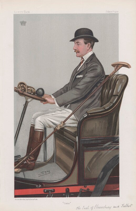 Charles henry john chetwynd talbot, 20th earl of shrewsbury ('statesmen. no. 758. "cabs"') npg d45181