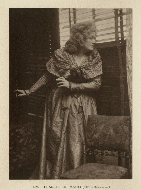 Ellen terry as clarisse de mauluçon in 'robespierre' npg ax131325