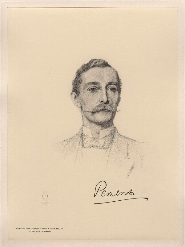 Sidney herbert, 14th earl of pembroke, 11th earl of montgomery npg d20747