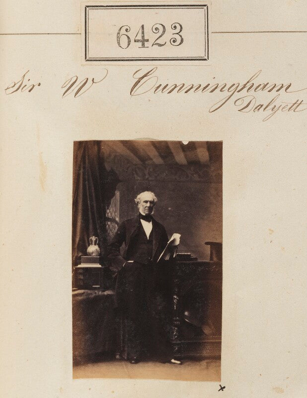 Sir william cunningham cavendish dalyell, 7th bt npg ax56359