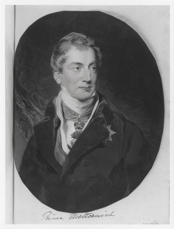 Prince klemens lothar wenzel von metternich npg d11353