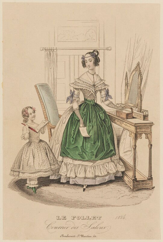 French morning dress, summer 1836 npg d47716