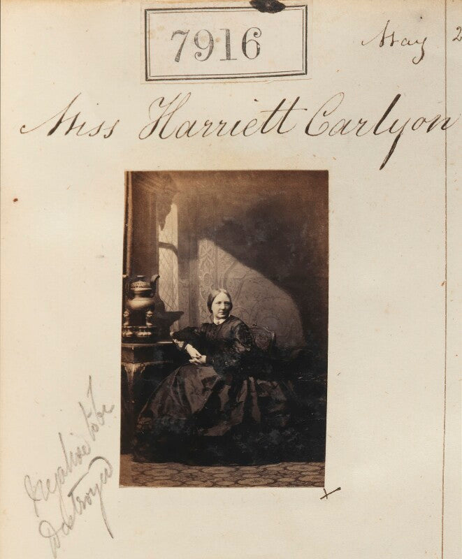 Miss harriett carlyon npg ax57755