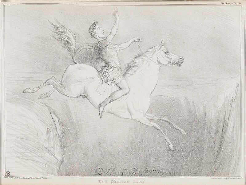 Arthur wellesley, 1st duke of wellington ('the curtian leap') npg d41295