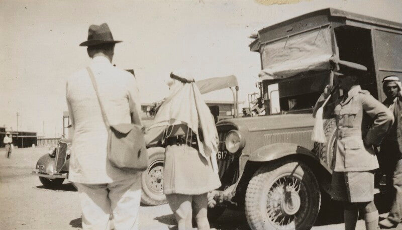Walter edward guinness, 1st baron moyne of bury st edmunds; frederick gerard peake; group captain robinson npg ax183249