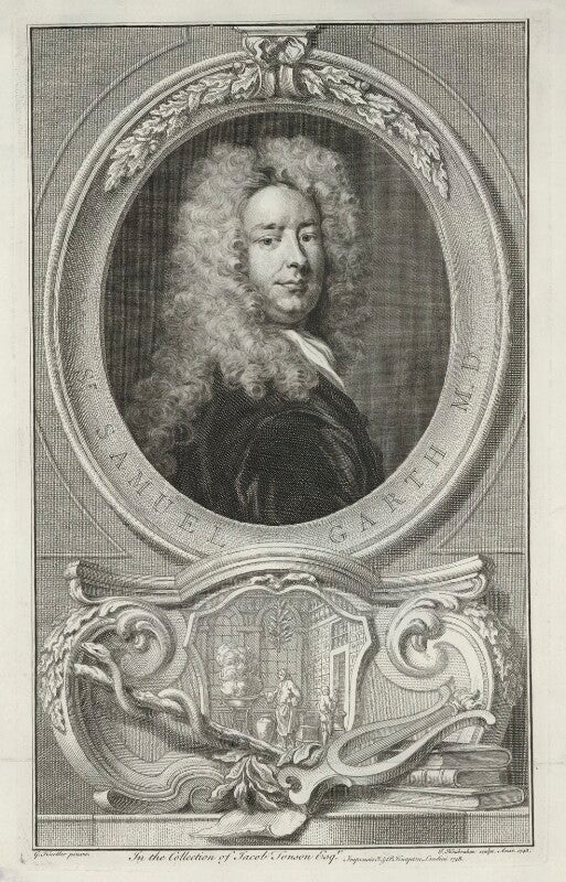 Sir samuel garth npg d34368