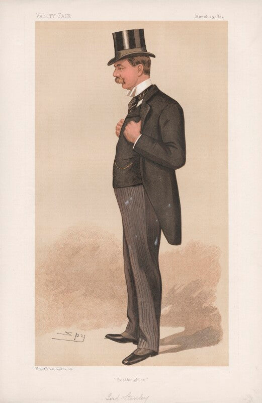 Edward george villiers stanley, 17th earl of derby ('statesmen. no. 634.') npg d44692