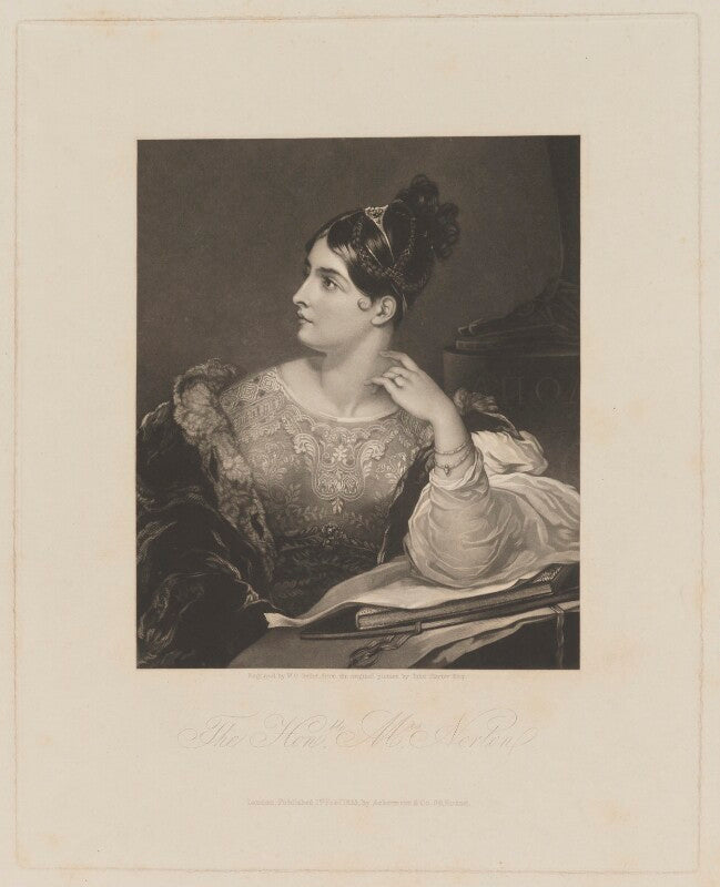Caroline elizabeth sarah norton (née sheridan, later lady stirling maxwell) npg d39324