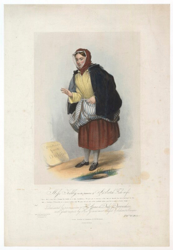 Frances ('fanny') maria kelly as a scotch fishwife npg d36806