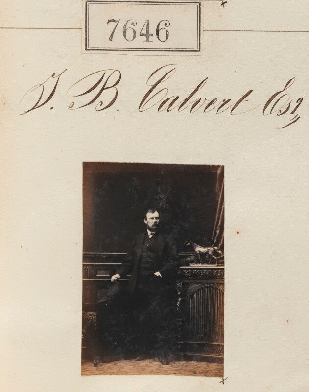 Mr j.b. calvert npg ax57485