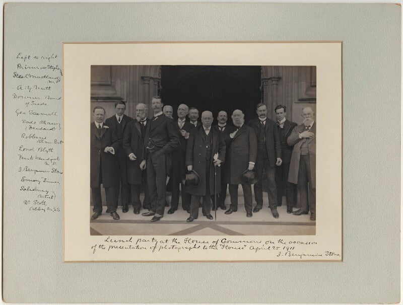 'lunch party at the house of commons on the occasion of the presentation of photographs to the "house"' npg x128579