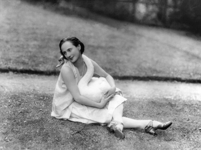 Anna pavlova with 'jack' npg x49320