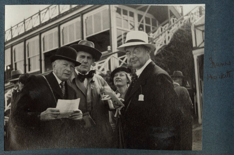 Signe hackett (née toksvig); francis hackett; bethel solomons and one other npg ax144058