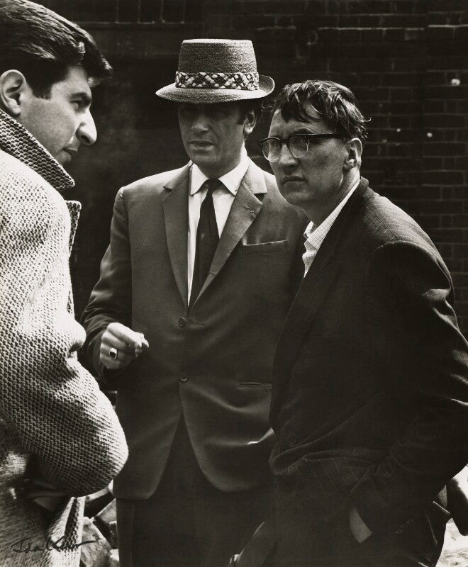 James booth (david geeves); stephen lewis and an actor npg x127284