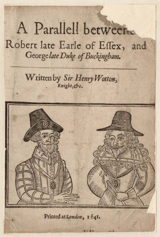 George villiers and robert devereux npg d26511