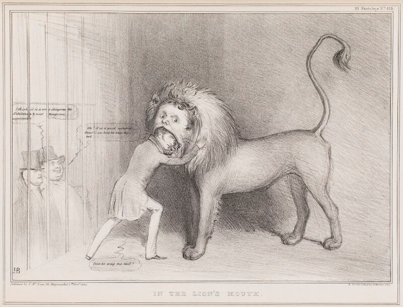 In the lion's mouth (king william iv; john bull; john russell, 1st earl russell; daniel o'connell) npg d41347