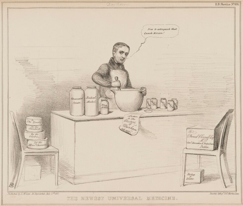 The newest universal medicine (john george lambton, 1st earl of durham) npg d41428
