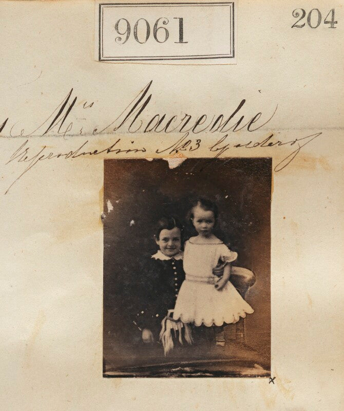 'reproduction by order of mrs macredie' (unknown children) npg ax58884