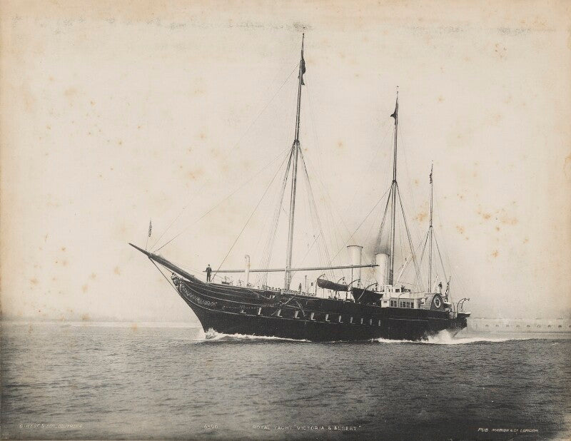 'naval review at spithead the royal yacht "victoria & albert"' npg p1700(29)