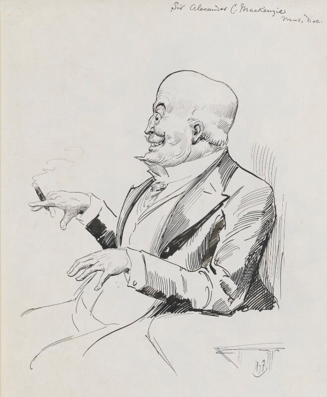 Sir alexander campbell mackenzie npg 3490