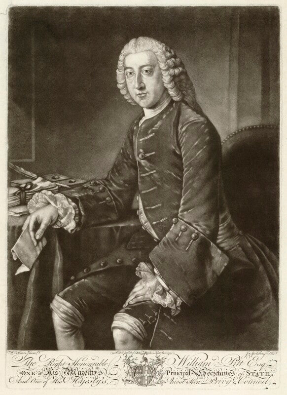 William pitt, 1st earl of chatham npg d32919