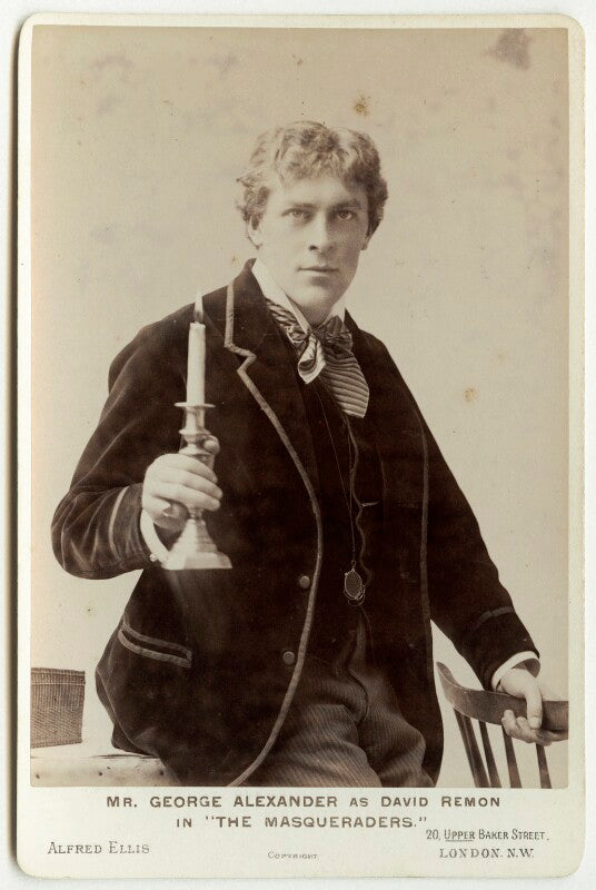 Sir george alexander (george samson) as david remon in 'the masqueraders' npg x12556