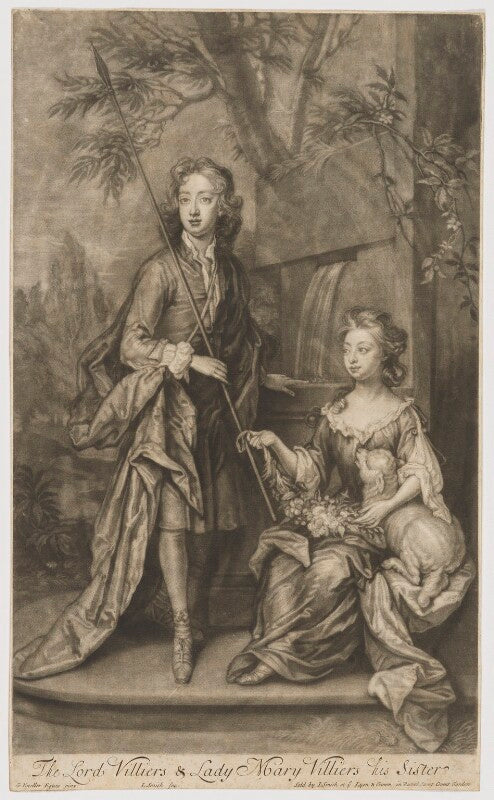 William villiers, 2nd earl of jersey; mary granville (née villiers) lady lansdowne npg d36508