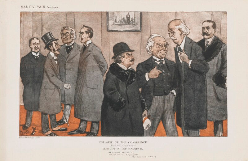 Collapse of the conference: born june 17 died november 10. npg d45744