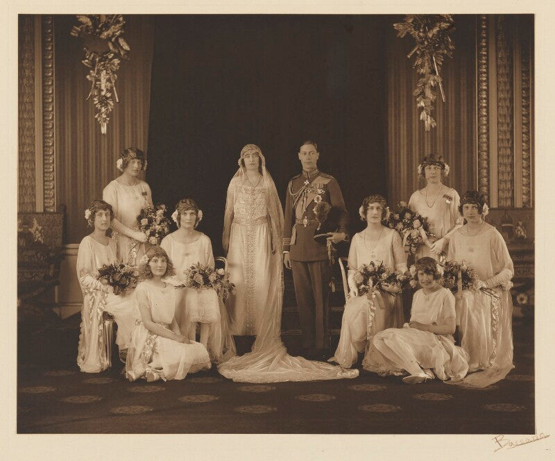 The wedding of king george vi and queen elizabeth, the queen mother npg x11910