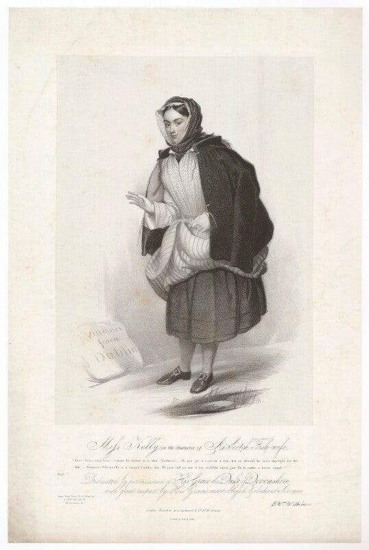 Frances ('fanny') maria kelly as a scotch fishwife npg d36801