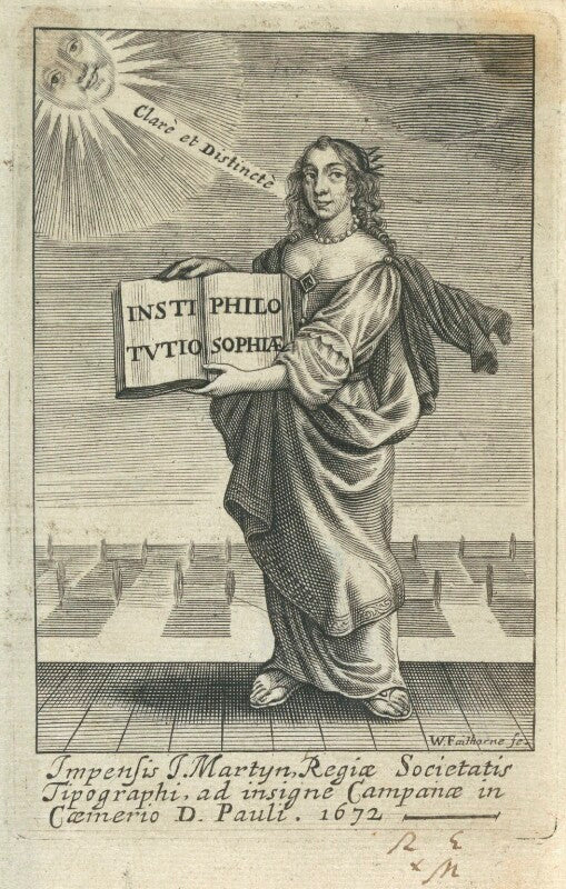 Frontispiece to 'institutio philosophiae' npg d23005