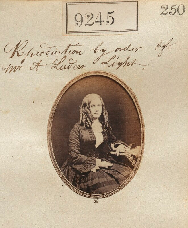 'reproduction by order of mr a luden light' npg ax59068